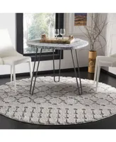 Safavieh Sparta SPG509 Gray 6'7" x 6'7" Round Area Rug