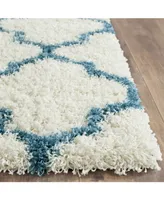 Safavieh Shag Kids SGK569 Ivory and Blue 5' x 8' Area Rug