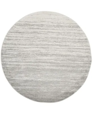 Safavieh Adirondack Ivory and Silver 5' x 5' Round Area Rug