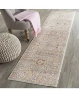 Safavieh Sevilla SEV810 Silver and Ivory 2'1" x 8' Area Rug