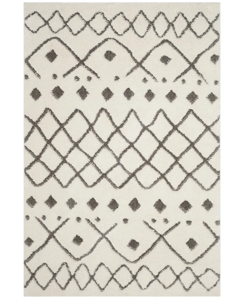 Safavieh Sparta SPG510 Ivory and Gray 5'1" x 7'6" Area Rug