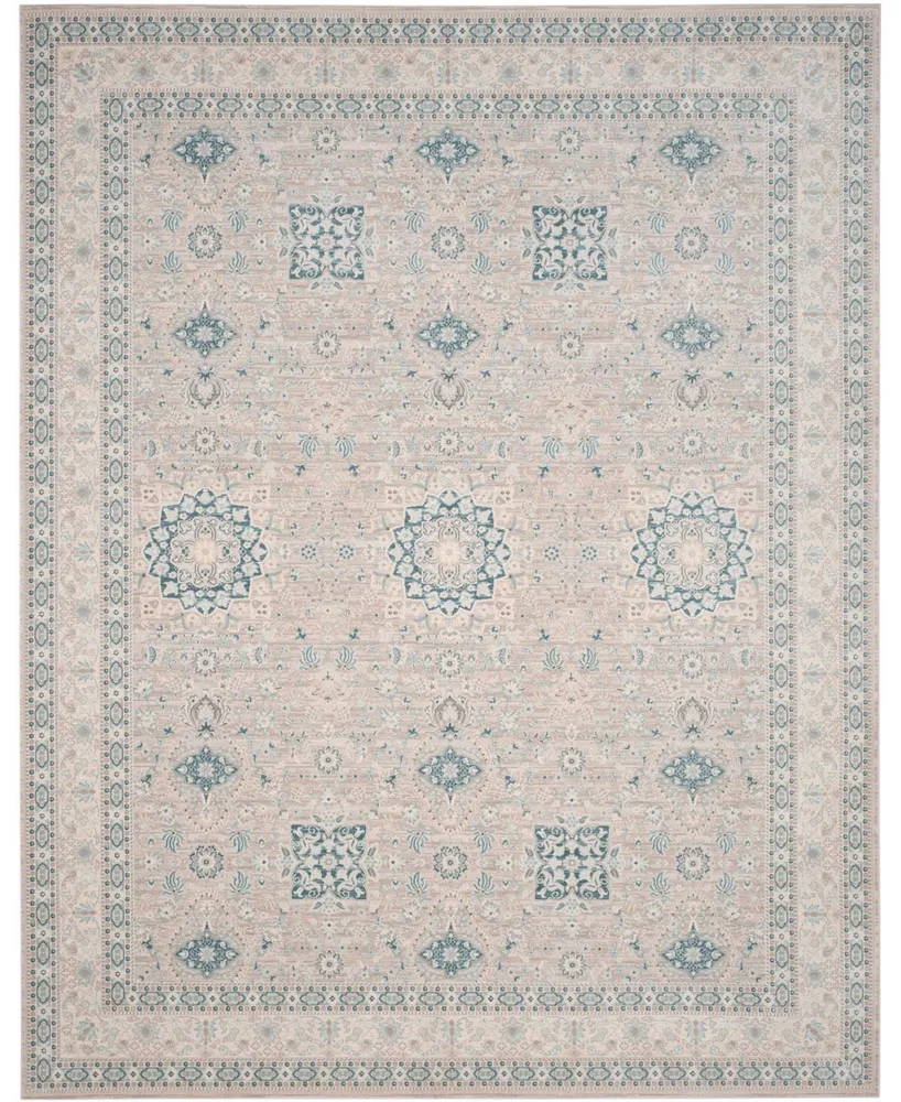 Safavieh Archive ARC671 Gray and Blue 8' x 10' Area Rug