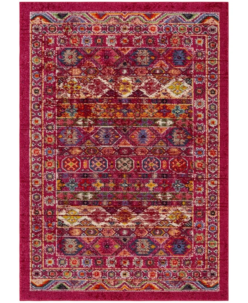 Safavieh Madison MAD307 Fuchsia 5'3" x 7'6" Area Rug