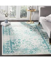 Safavieh Adirondack 109 Ivory and Teal 5'1" x 7'6" Area Rug