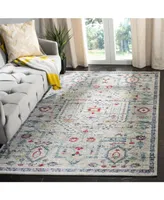 Safavieh Madison MAD928 Light Gray and Fuchsia 5'3" x 7'6" Area Rug