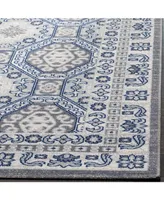 Safavieh Artisan ATN320 Silver and Blue 5'1" x 7'6" Area Rug