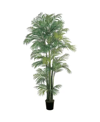 Nearly Natural 7' Areca Faux Silk Palm Tree