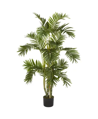 Nearly Natural 4' Areca Palm Faux Silk Tree