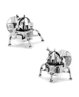 3D Moon Lander Cufflinks