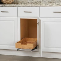 Household Essentials Glidez Wood 11.5" -Tier Sliding Cabinet Organizer