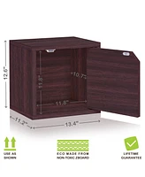 Way Basics Eco Stackable Connect Storage Cube with Door