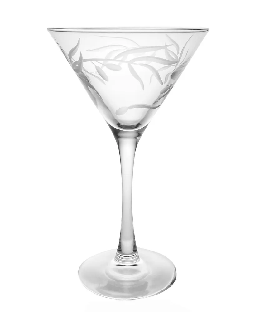 Rolf Glass Olive Martini Glass 10oz