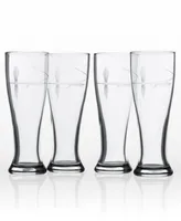 Rolf Glass Fly Fishing Set Of 4 Glasses Collection