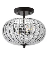 Jonathan Y Catalina Metal /Acrylic Led Semi-Flush Mount