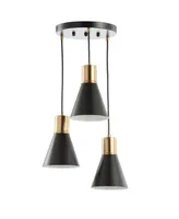 Jonathan Y Apollo 3-Light Metal Led Pendant