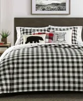 Closeout! Eddie Bauer Mountain Plaid Comforter Set
