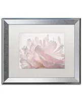 Cora Niele 'Pink Peony Petals V' Matted Framed Art - 20" x 16" x 0.5"