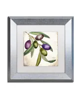 Color Bakery 'Olive Branch I' Matted Framed Art - 11" x 0.5" x 11"