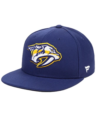 Authentic Nhl Headwear Nashville Predators Basic Fan Snapback Cap