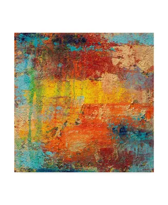 Hilary Winfield 'Bright Saturation' Canvas Art - 35" x 35" x 2"
