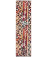 Safavieh Monaco MNC264 Purple and Orange 2'2" x 8' Runner Area Rug