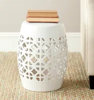 Circle Lattice Garden Stool