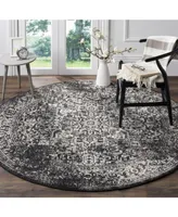 Safavieh Evoke EVK256 and 6'7" x 6'7" Round Area Rug