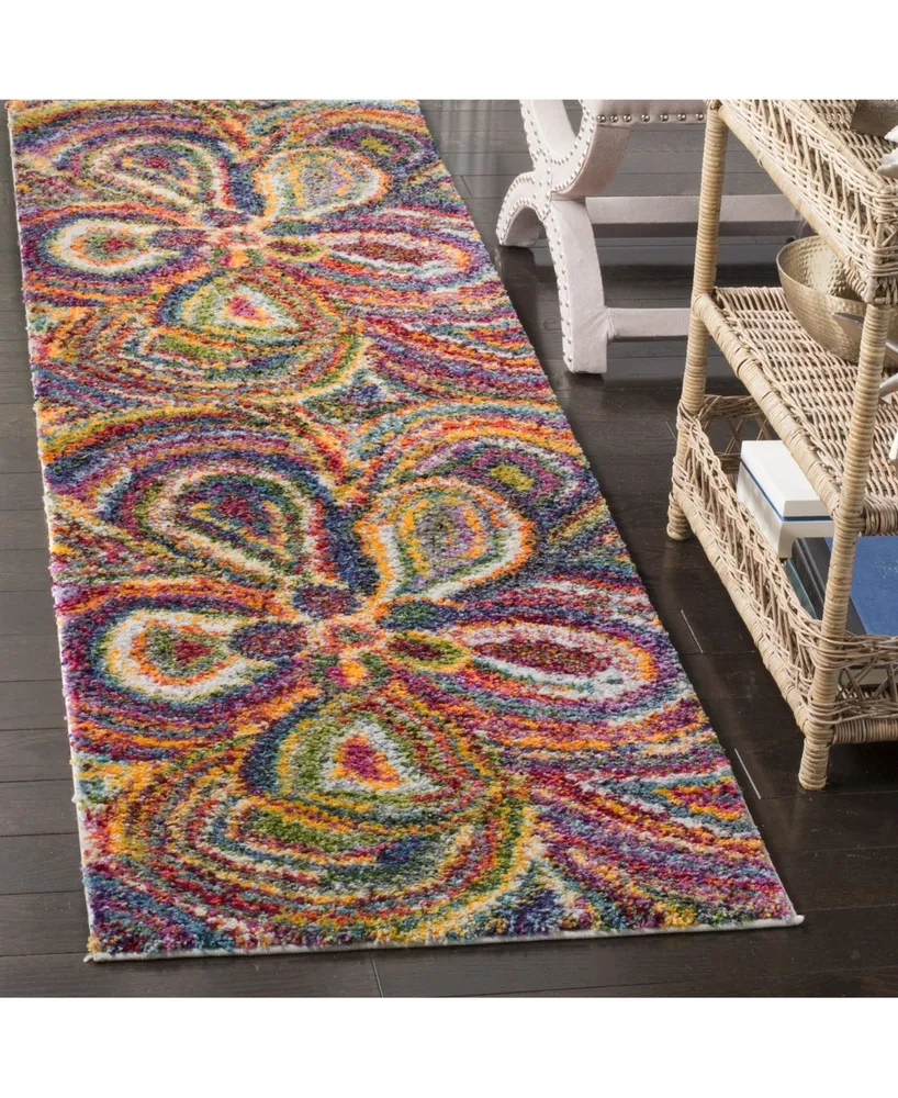 Safavieh Fiesta FSG383 Multi 2'3" x 8' Runner Area Rug