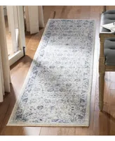 Safavieh Charleston CHL413 Ivory and Blue 2' x 8' Runner Area Rug