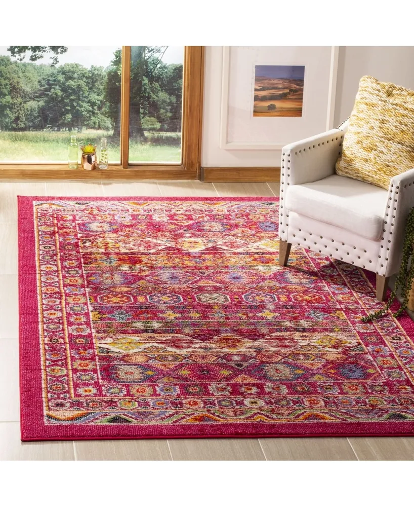 Safavieh Madison MAD307 Fuchsia 5'3" x 7'6" Area Rug