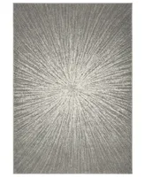 Safavieh Evoke EVK228 Dark Gray and Ivory 5'1" x 7'6" Area Rug