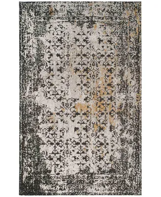 Safavieh Classic Vintage CLV223 Ivory and Rose 5' x 8' Area Rug