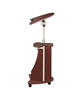 Techni Mobili Sit-to-Stand Rolling Adjustable Laptop Cart