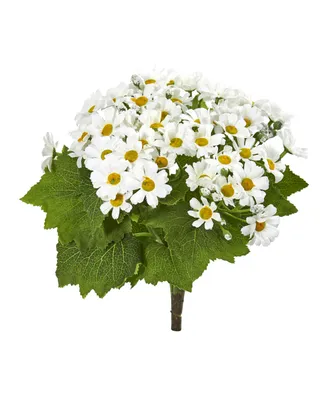 Nearly Natural Daisy Bush Artificial Flower (Set of 6)