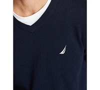 Nautica Men's Navtech Performance Classic-Fit Soft V-Neck Sweater