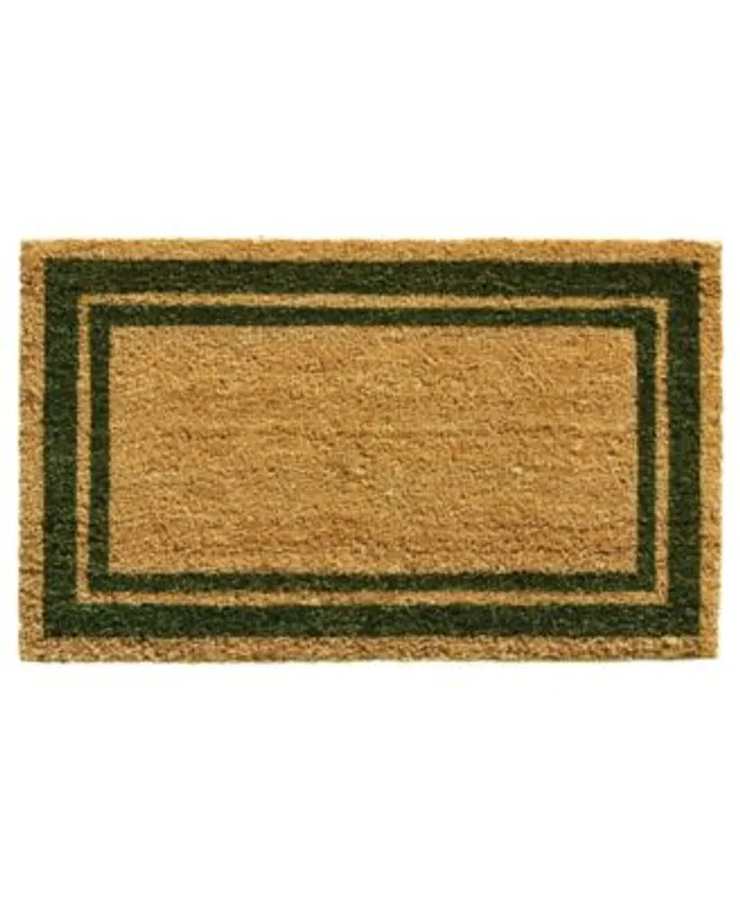 Home More Border Natural Coir Vinyl Doormats