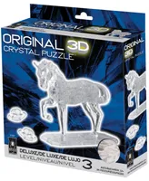 BePuzzled 3D Crystal Puzzle-Horse White