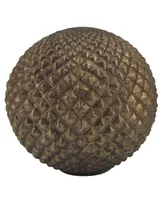 8" Spikey Modern Copper Ball Decor