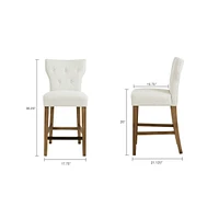 Dan Tufted Counter Stool