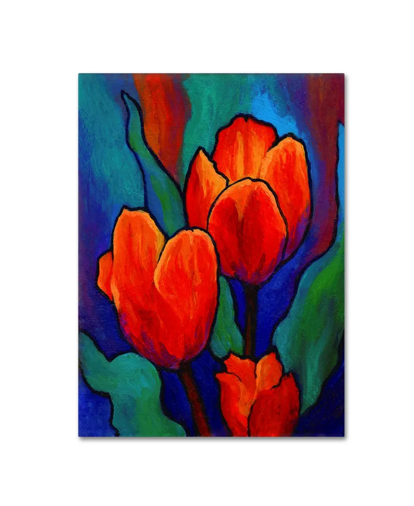 Marion Rose 'Tulips' Canvas Art - 24" x 18" x 2"