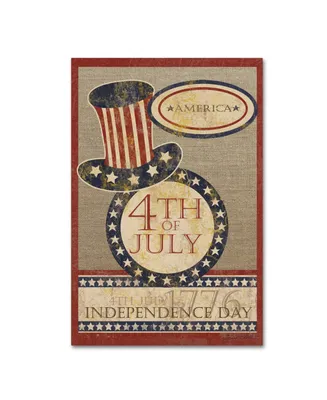 Jean Plout '4Th Of July Flag' Canvas Art - 19" x 12" x 2"