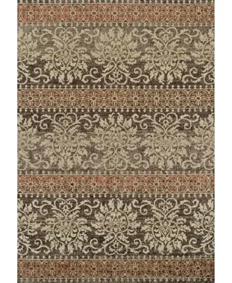 D Style Alanna Ala6 Chocolate 3'3" x 5'1" Area Rug