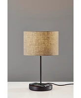Adesso Oliver Wireless Charging Table Lamp