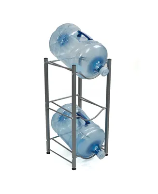 Mind Reader Tier Stainless Steel Heavy Duty Water Cooler Jug Rack