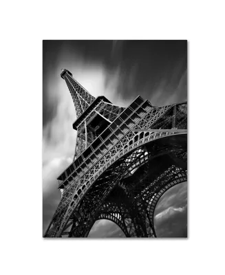 Moises Levy 'Eiffel Tower Study Ii' Canvas Art - 19" x 14" x 2"