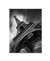 Moises Levy 'Eiffel Tower Study Ii' Canvas Art - 19" x 14" x 2"