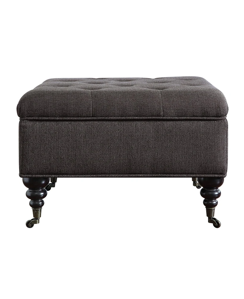 Serta Abbot Square Tufted Ottoman with Storage and Casters