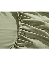 Elegant Comfort Silky Soft Fitted Sheet, Queen