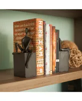 Danya B. Bookend Set with Man and Woman Sitting on a Block