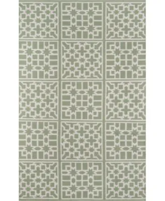 Palm Beach Lake Trail Green Indoor Outdoor Area Rug